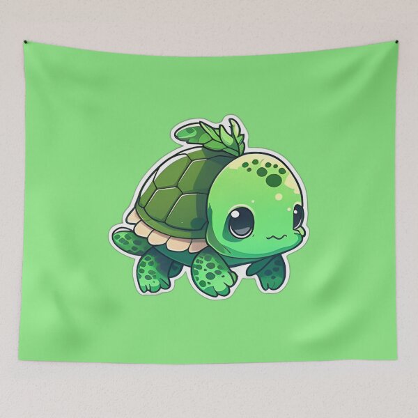 Item preview, Cute Green sea turtle designed and sold by verluxe.