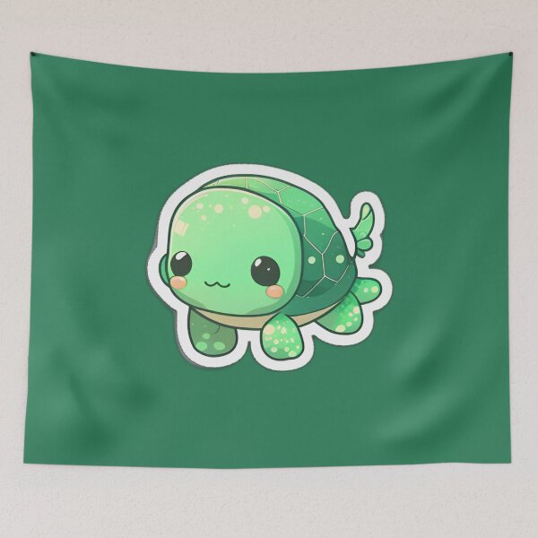Item preview, Cute Green sea turtle designed and sold by verluxe.