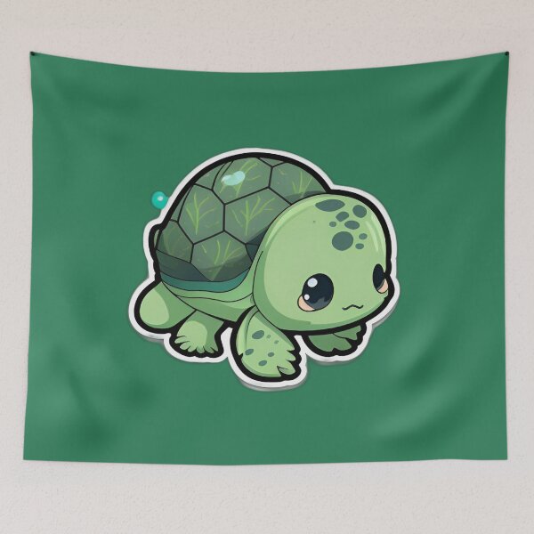 Item preview, Cute Green sea turtle designed and sold by verluxe.