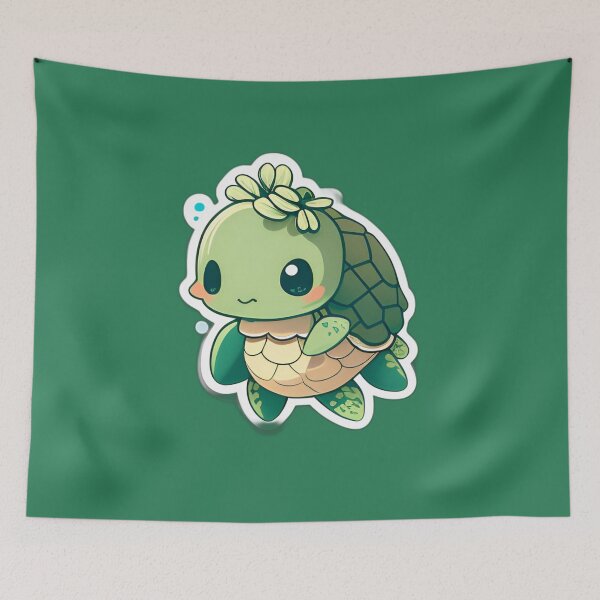 Item preview, Cute Green sea turtle designed and sold by verluxe.