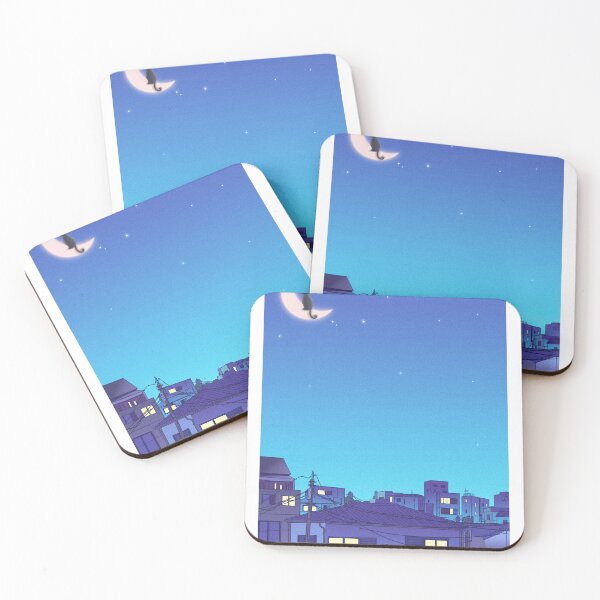 Item preview, Cat Landscape, lunar cat designed and sold by CRO-DESIGN.