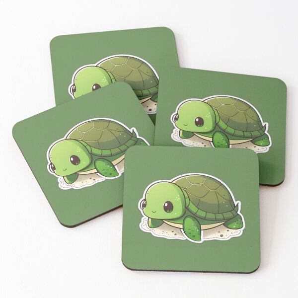 Item preview, Cute Green sea turtle designed and sold by verluxe.