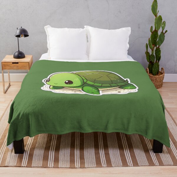 Item preview, Cute Green sea turtle designed and sold by verluxe.