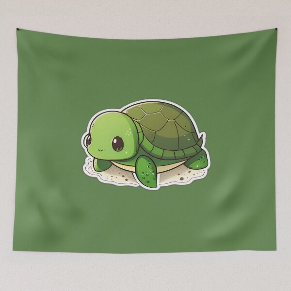 Item preview, Cute Green sea turtle designed and sold by verluxe.