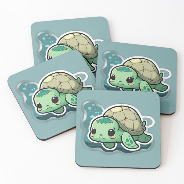 Item preview, Cute Green sea turtle designed and sold by verluxe.