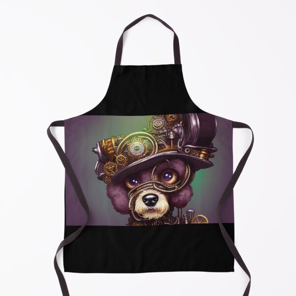 Item preview, Cogwork Poodle - A Whimsical Steampunk Companion in Digital Art - AI Generated designed and sold by Mechanical-Artt.