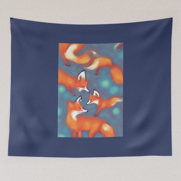 Item preview, Abstract primary colour fox creative graphic  designed and sold by brilliant-com.