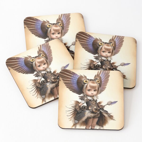 Item preview, Steampunk Owl Girl designed and sold by Awesome Things.