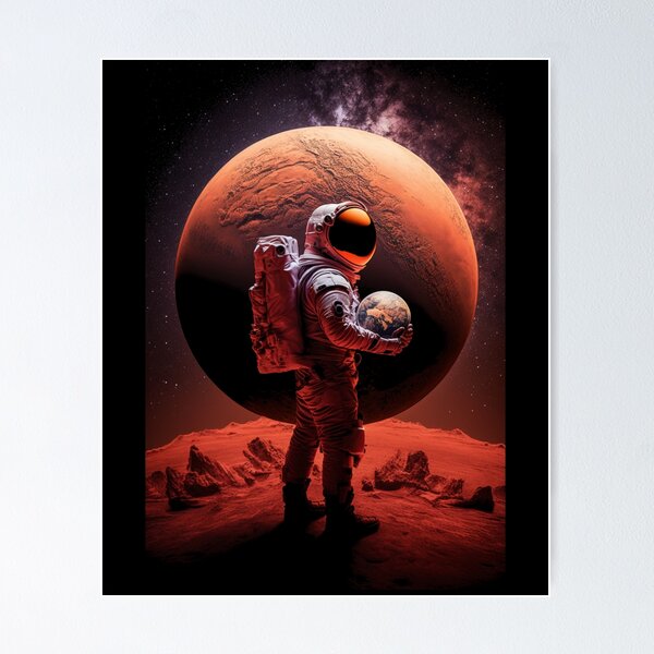 Item preview, Astronaut With A Globe. designed and sold by DiamondPixel.