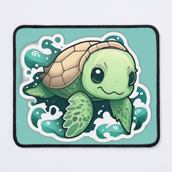 Item preview, Cute Green sea turtle designed and sold by verluxe.