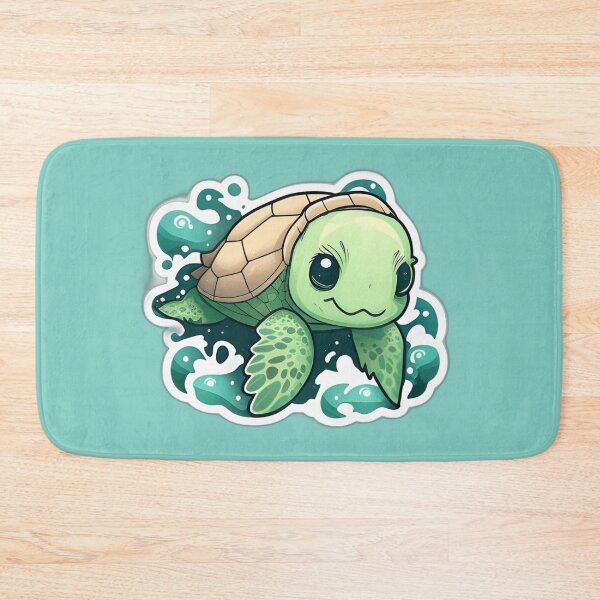 Item preview, Cute Green sea turtle designed and sold by verluxe.