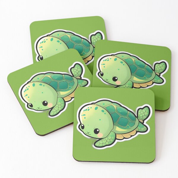 Item preview, Cute Green sea turtle designed and sold by verluxe.