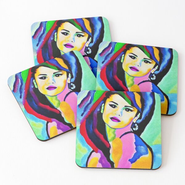 Item preview, Selena. Blue, red, green. Abstraction. designed and sold by Natalia-Vlad.
