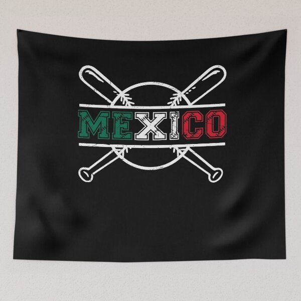 Item preview, Mexico Baseball Flag for Mexican Baseball Fans designed and sold by MacAndMoose.