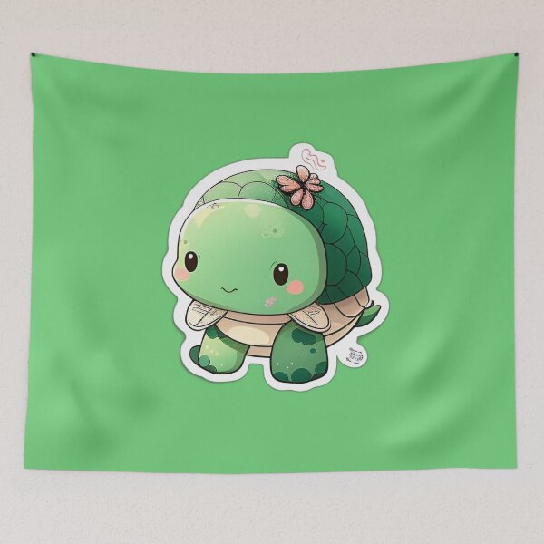 Item preview, Cute Green sea turtle designed and sold by verluxe.