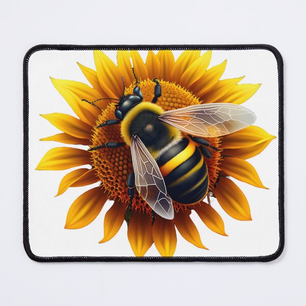 Item preview, bee on a sunflower designed and sold by R.L cases and stickers.