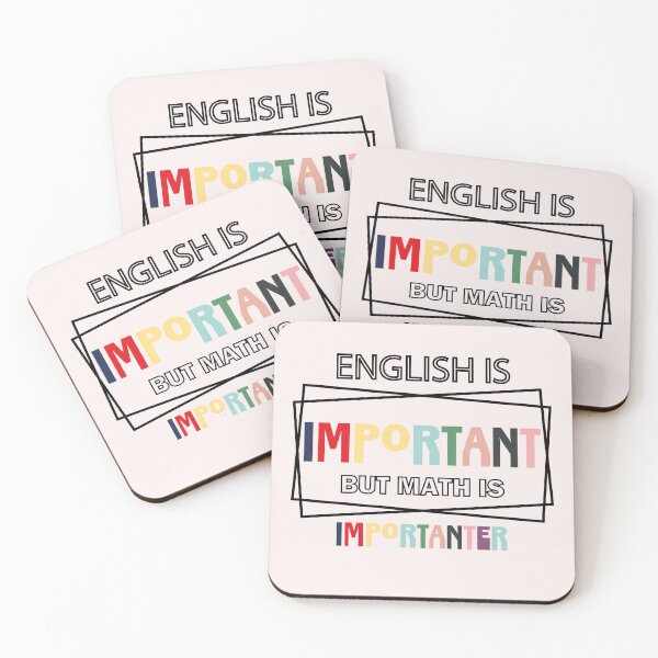 Item preview, English Is Important But Math Is Importanter designed and sold by 1999jack.