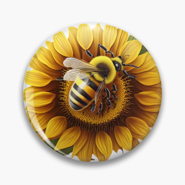 Item preview, bee on a sunflower designed and sold by R.L cases and stickers.