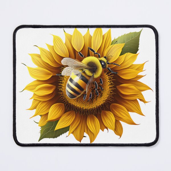 Item preview, bee on a sunflower designed and sold by R.L cases and stickers.