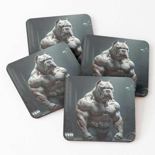 Item preview, Muscular Dog Digital Art designed and sold by KAZUDESIGNART.