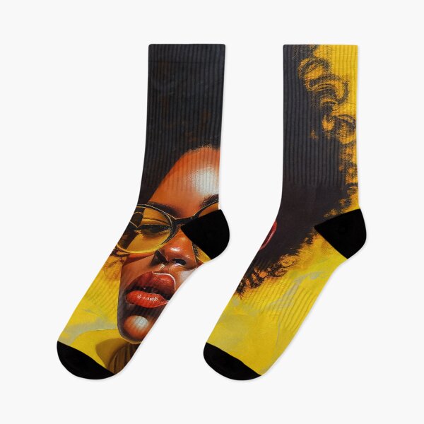 Item preview, The cool girl with yellow shades designed and sold by BreimGothe.
