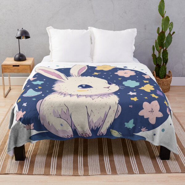 Item preview, Blue Bunny: A Serene and Peaceful Ode to the Graceful Rabbit in Nature designed and sold by Valeree Store.