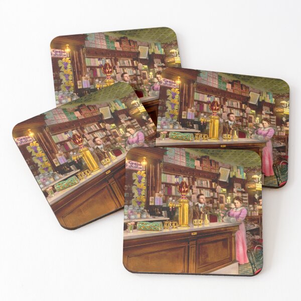 Item preview, Pharmacy -  The Fountain of Health 1890 designed and sold by Mike Savad Photography.