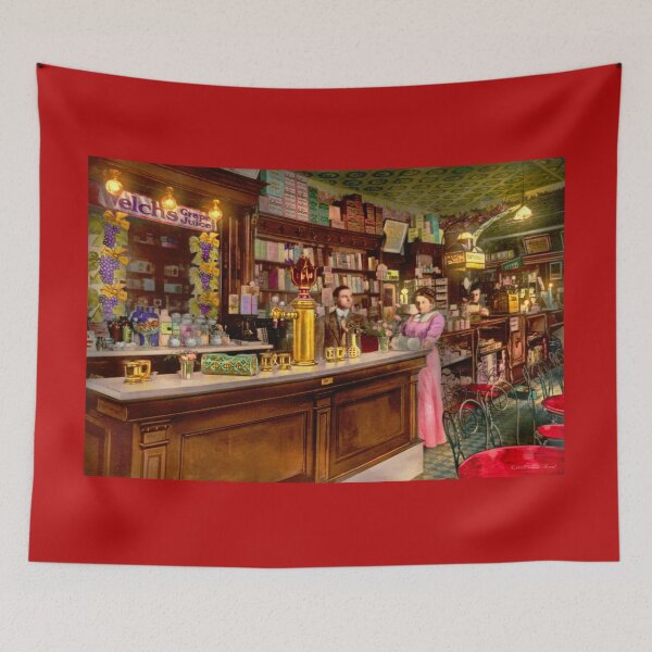 Item preview, Pharmacy -  The Fountain of Health 1890 designed and sold by Mike Savad Photography.