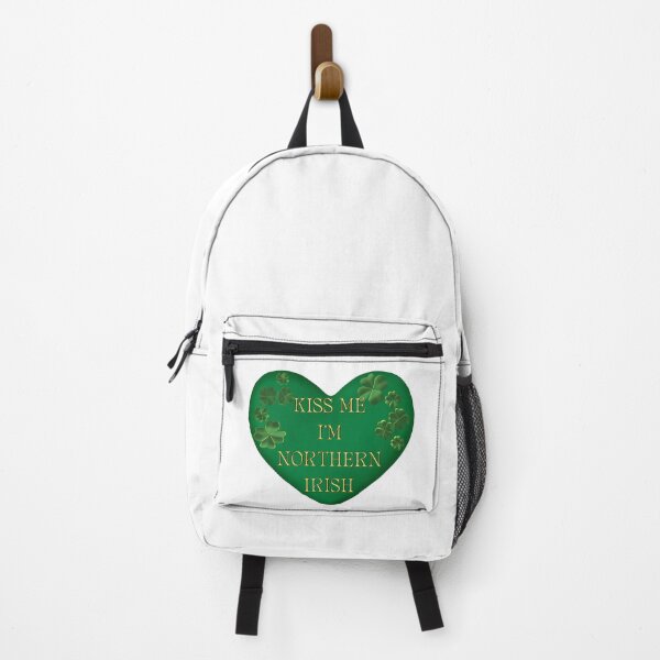 Item preview, Kiss Me I'm Northern Irish Green Clover and Heart designed and sold by Chantockey.