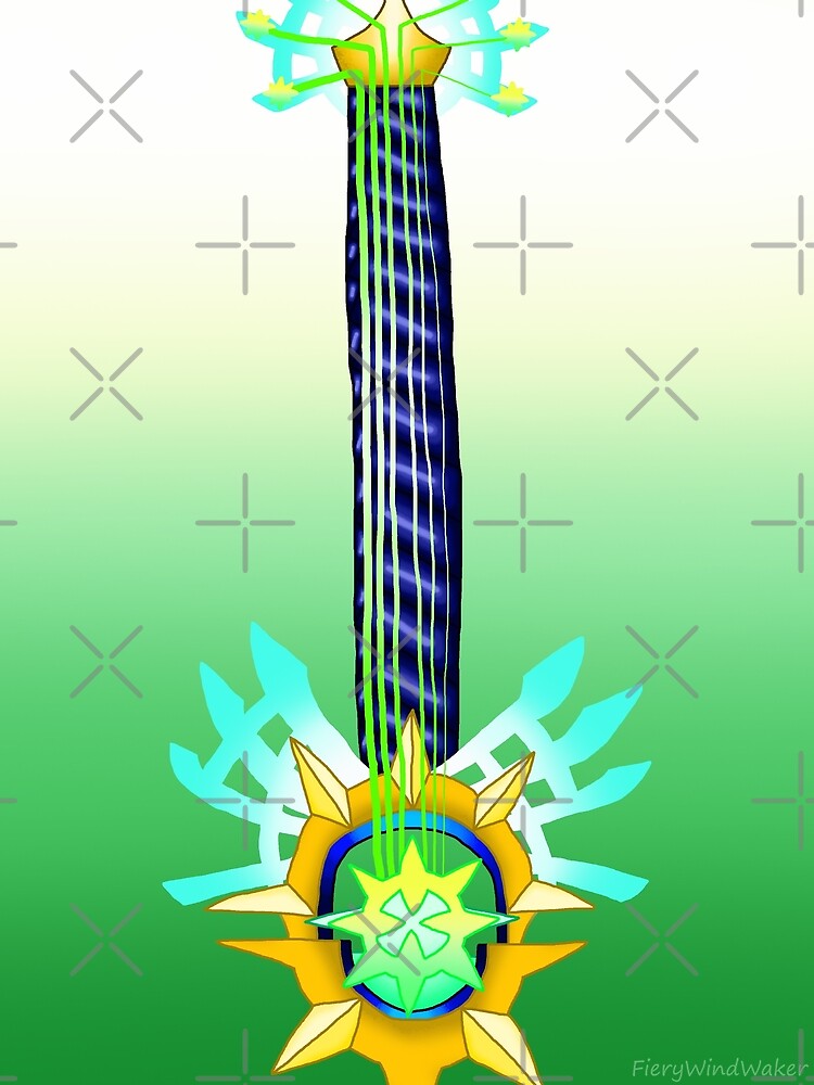 Fusion Keyblade Guitar 125 Aubade X Blade Greeting Card