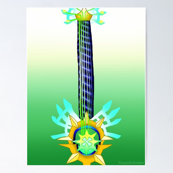 Item preview, Fusion Keyblade Guitar #125 - Aubade & X-Blade designed and sold by FieryWindWaker.