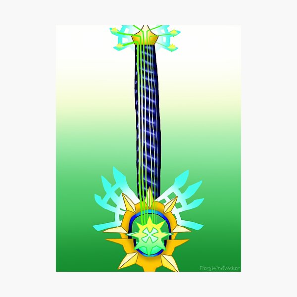Item preview, Fusion Keyblade Guitar #125 - Aubade & X-Blade designed and sold by FieryWindWaker.