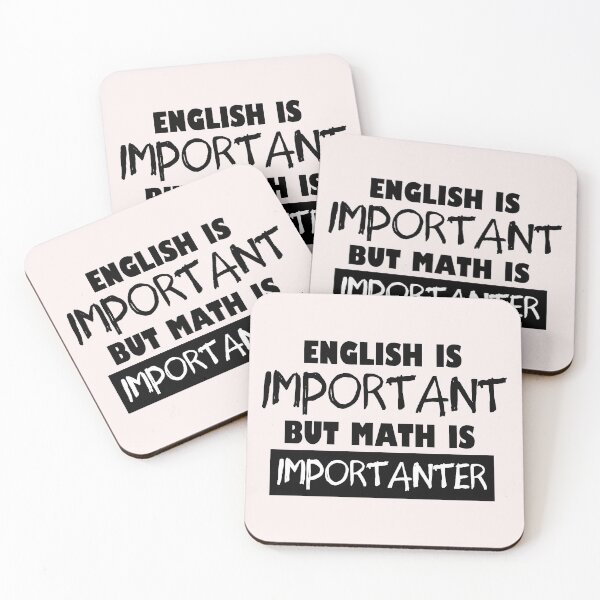 Item preview, English Is Important But Math Is Importanter designed and sold by 1999jack.