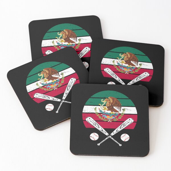 Item preview, Mexico Baseball Flag for Mexican Baseball Fans Distressed Vintage designed and sold by MacAndMoose.