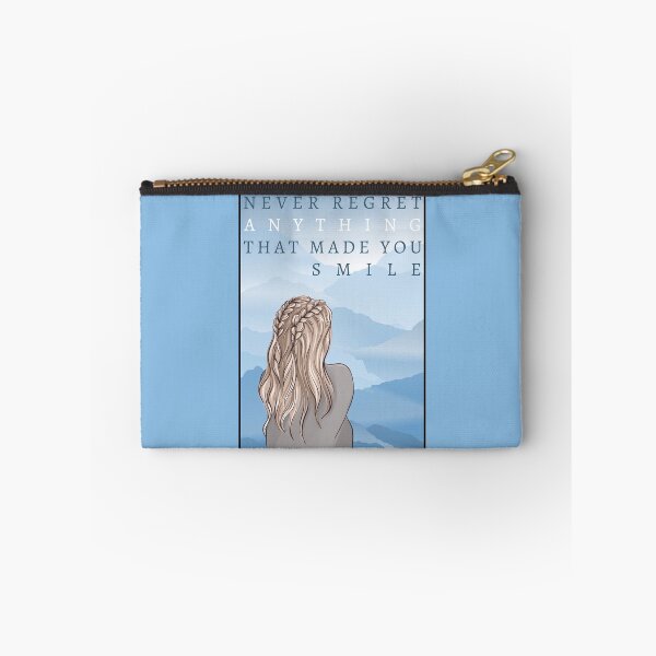 Item preview, Never Regret Anything That Made You Smile - Motivational Quote designed and sold by alomelendez.