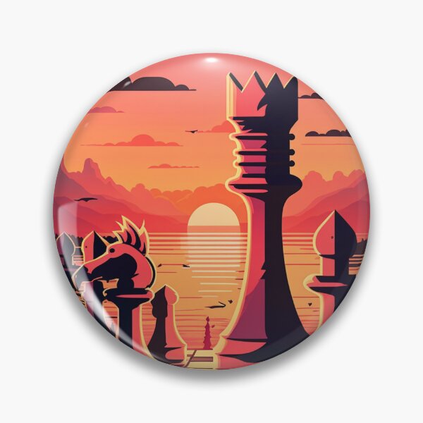 Item preview, Chess Retro Sunset designed and sold by WixWorks.