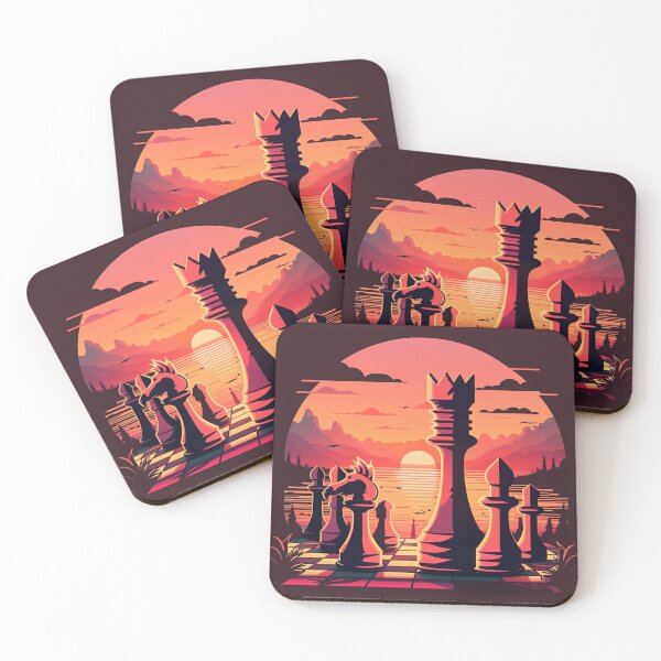 Item preview, Chess Retro Sunset designed and sold by WixWorks.