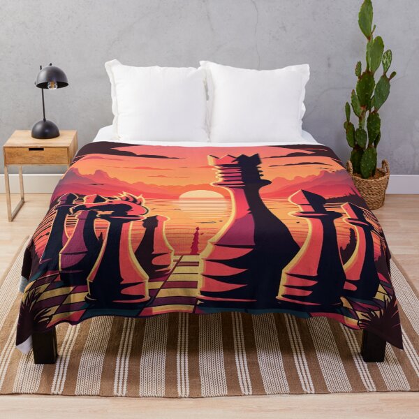 Item preview, Chess Retro Sunset designed and sold by WixWorks.