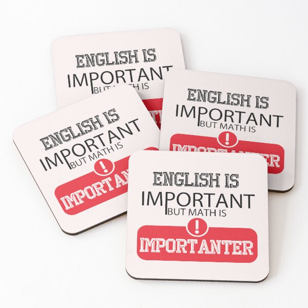 Item preview, English Is Important But Math Is Importanter designed and sold by 1999jack.
