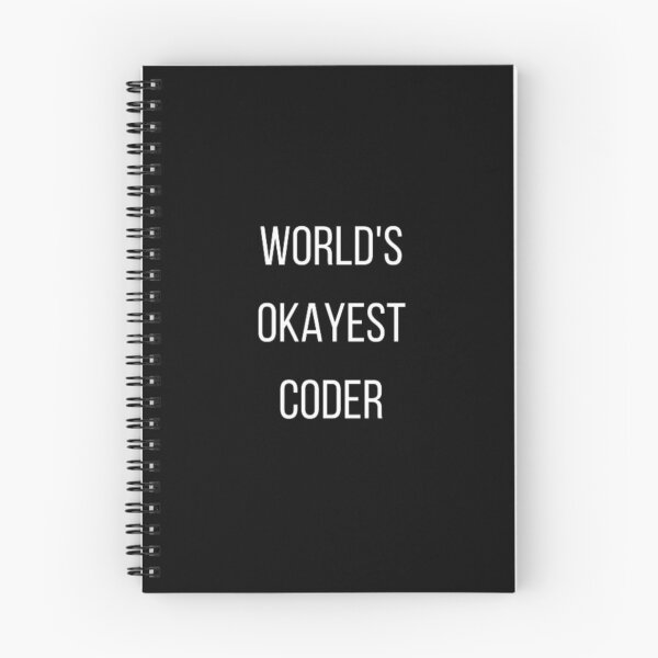 Item preview, World's okayest coder, okayest coder, developer gifts, coder gifts  designed and sold by TeePassion.