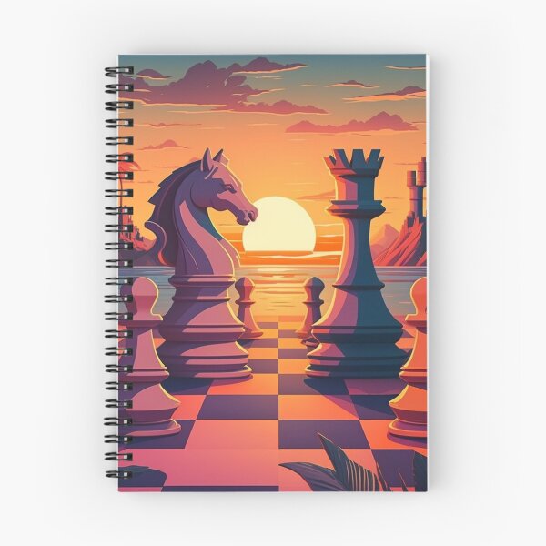 Item preview, Chess Retro Sunset With Cloud And Plants designed and sold by WixWorks.