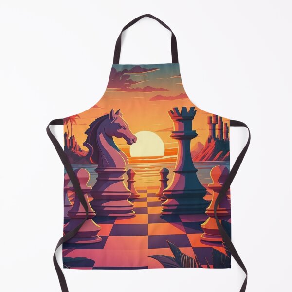 Item preview, Chess Retro Sunset With Cloud And Plants designed and sold by WixWorks.