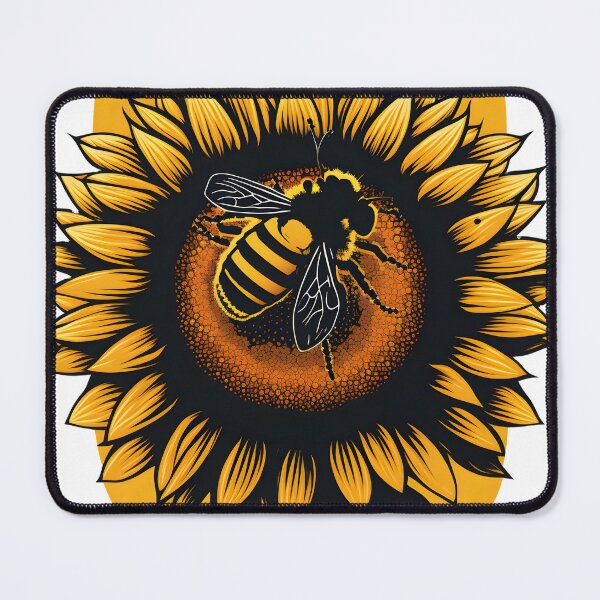 Item preview, bee on a sunflower designed and sold by R.L cases and stickers.