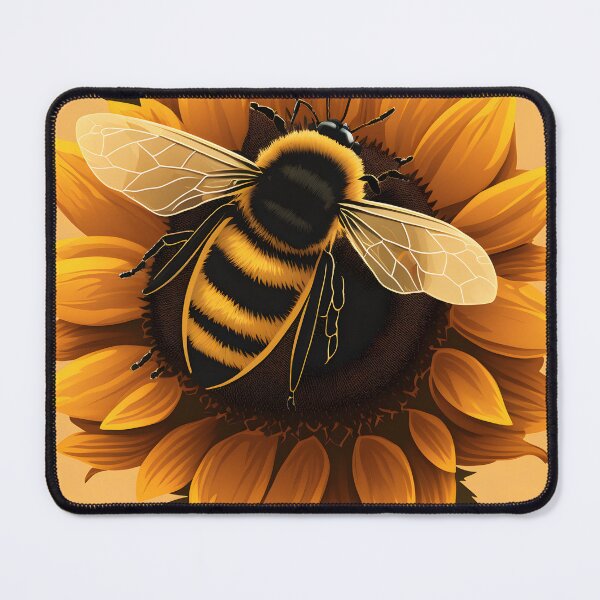Item preview, bee on a sunflower designed and sold by R.L cases and stickers.