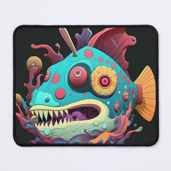 Item preview, Bruxish, the Colorful Psychic Fish in murky waters! designed and sold by Frocentric.