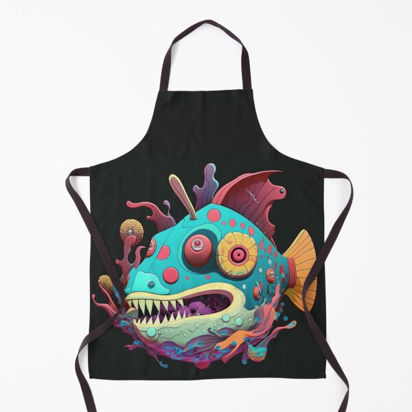 Item preview, Bruxish, the Colorful Psychic Fish in murky waters! designed and sold by Frocentric.