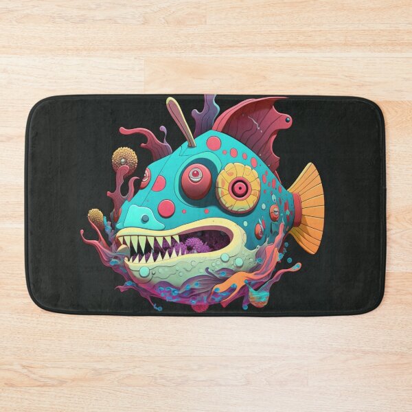 Item preview, Bruxish, the Colorful Psychic Fish in murky waters! designed and sold by Frocentric.