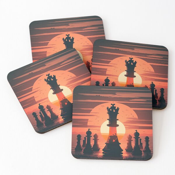 Item preview, Chess Games In Front Of A Sunset designed and sold by WixWorks.