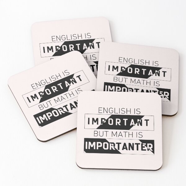 Item preview, English Is Important But Math Is Importanter designed and sold by 1999jack.