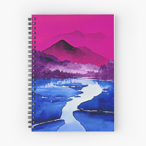 Item preview, Bisexual Pride Landscape Art designed and sold by Pridish.